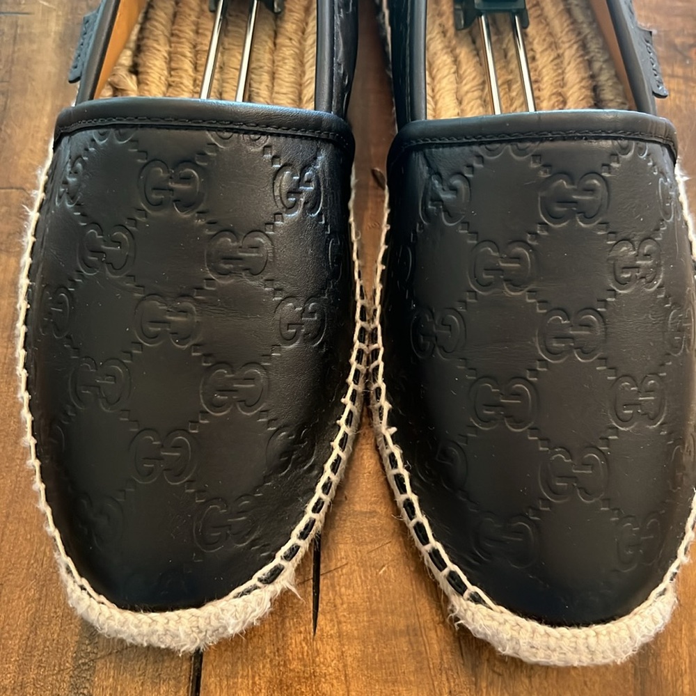 Men’s/Women’s Gucci GG Leather Espadrilles (42) - Picture 2 of 11